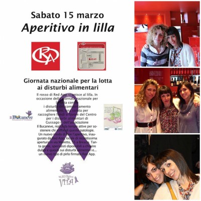 Sabato 15 Marzo "Aperitivo in lilla" - Brescia